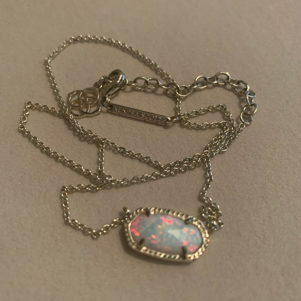Elisa Gold Opal Necklace